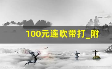 100元连吹带打_附近学生随叫随到服务