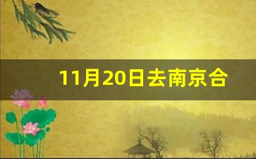 11月20日去南京合适