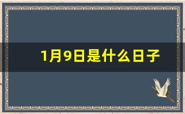 1月9日是什么日子