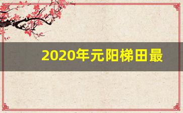 2020年元阳梯田最佳旅游时间_元阳梯田几份去最好