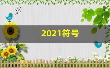 2021符号