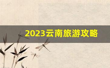 2023云南旅游攻略_去云南小住一个月哪里好