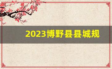 2023博野县县城规划最新消息_博野县商业综合体项目