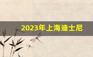 2023年上海迪士尼最新攻略_上海disney迪士尼攻略