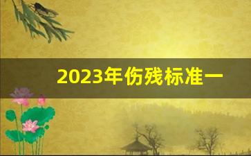 2023年伤残标准一览表_10级伤残赔偿价格表