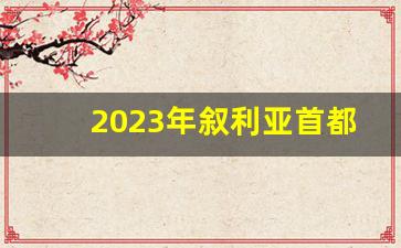 2023年叙利亚首都安全吗_叙利亚最新控制区域