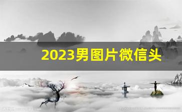 2023男图片微信头像