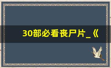 30部必看丧尸片_《2023:丧尸之战》