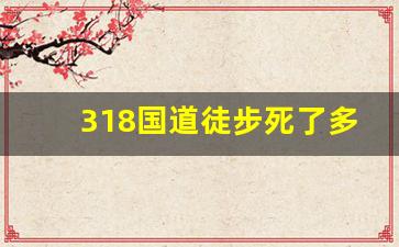 318国道徒步死了多少人_318川藏骑行被狼吃掉的人