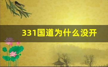 331国道为什么没开放_208国道