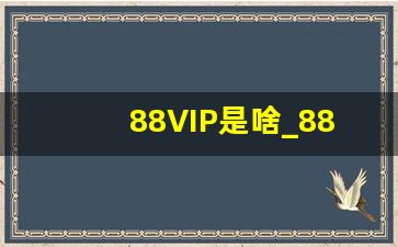 88VIP是啥_88怎么绑他人的淘票票