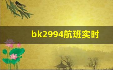 bk2994航班实时