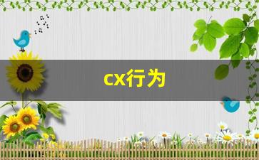 cx行为