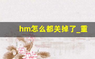 hm怎么都关掉了_重庆还有几家HM门店