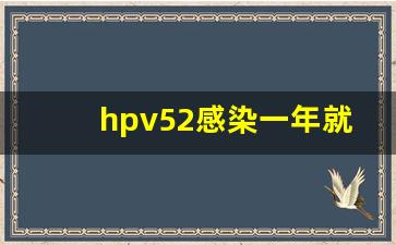 hpv52感染一年就癌变了_人乳头瘤病毒16型阳性是什么意思