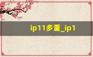 ip11多重_ip11重量多少克