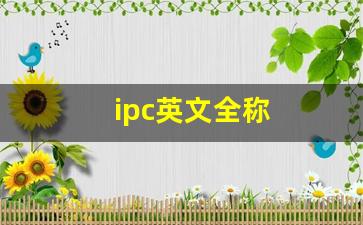 ipc英文全称