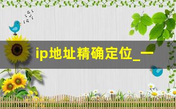 ip地址精确定位_一键换ip地址免费版