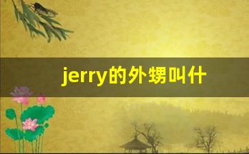 jerry的外甥叫什么_Jerry是男生还是女生