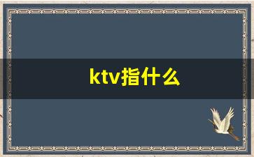 ktv指什么