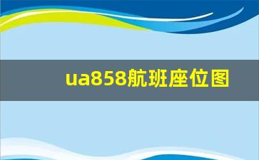 ua858航班座位图_美联航ua858餐食