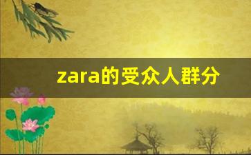 zara的受众人群分析