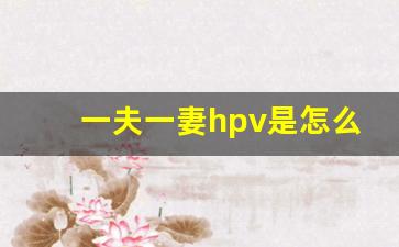 一夫一妻hpv是怎么感染上的_女性hpv一般长在哪里