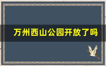 万州西山公园开放了吗_万州北到西山车站