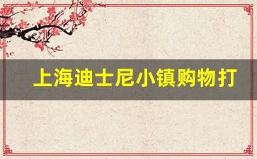 上海迪士尼小镇购物打折吗_迪士尼小镇的游客须知