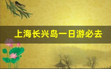 上海长兴岛一日游必去景点_大连长兴岛有什么好玩的