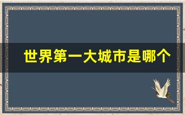 世界第一大城市是哪个城市_世界10强城市