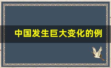 中国发生巨大变化的例子_科技的利与弊作文800字