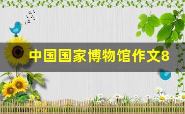 中国国家博物馆作文800字_难忘的一天去国家博物馆作文