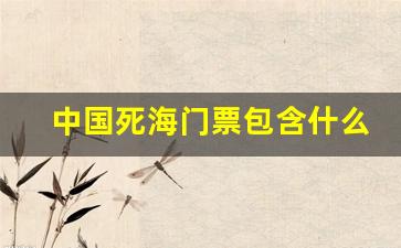 中国死海门票包含什么_死海最恐怖的照片