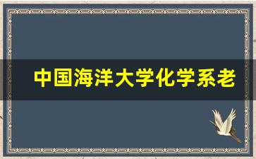 中国海洋大学化学系老师