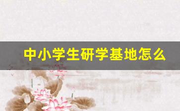 中小学生研学基地怎么申请_2023年研学旅行政策有哪些