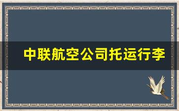 中联航空公司托运行李价格_中联航免费托运多大尺寸行李箱