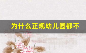 为什么正规幼儿园都不教识字_幼小衔接班的危害