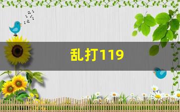 乱打119