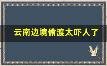 云南边境偷渡太吓人了_偷渡人员怎么正规回国