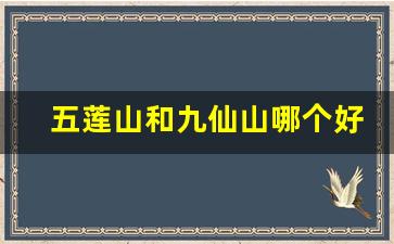 五莲山和九仙山哪个好_五莲九仙山和大青山哪个好玩