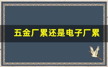 五金厂累还是电子厂累