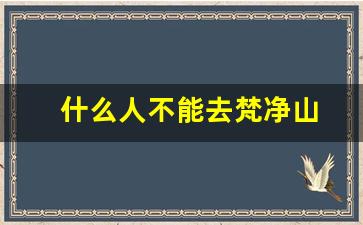 什么人不能去梵净山