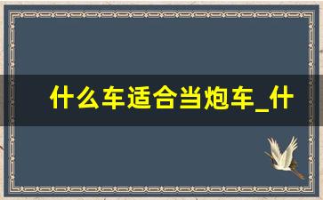 什么车适合当炮车_什么轿车可以平躺睡觉