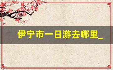 伊宁市一日游去哪里_伊宁最好耍的一条街在哪里