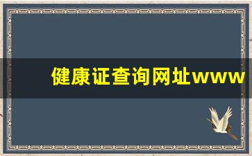 健康证查询网址www上海