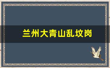 兰州大青山乱坟岗