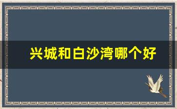 兴城和白沙湾哪个好