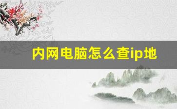 内网电脑怎么查ip地址_内网ip地址怎么查找