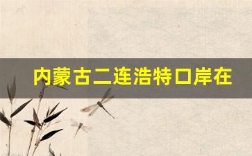 内蒙古二连浩特口岸在什么地方_内蒙古二连浩特市属于哪个市